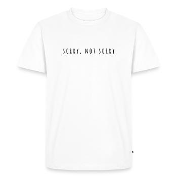 Saying funny - Men's Premium Organic T-Shirt - white - Front - Nico (187cm)