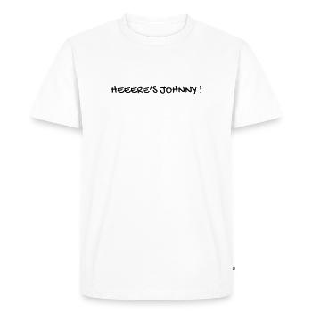 Cinéma / Citation / Série télé / Geek - T-shirt Premium bio Homme - blanc - Devant - Nico (187cm)