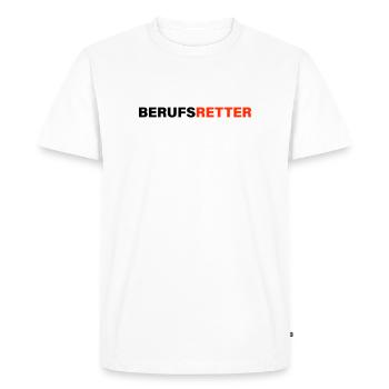 Sauveteur professionnel - T-shirt Premium bio Homme - blanc - Devant - Nico (187cm)