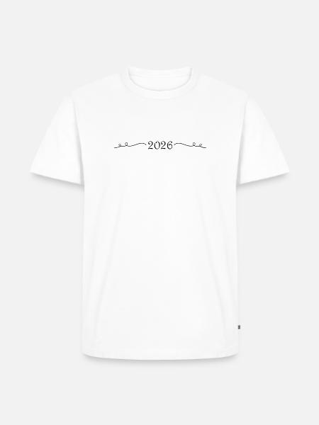 2026 Ornament - Men's Premium Organic T-Shirt - white