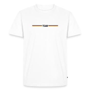 Team Germany Flag - Men's Premium Organic T-Shirt - white - Front - Nico (187cm)