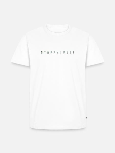 staff - Männer Premium Bio T-Shirt - Weiß
