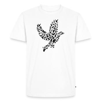 Changement climatique cadeau écologie - T-shirt Premium bio Homme - blanc - Devant - Nico (187cm)