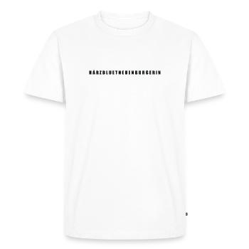 Härzbluetneuchâtel, Canton of Neuchâtel - Men's Premium Organic T-Shirt - white - Front - Nico (187cm)