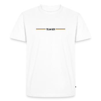 Team Germany Germany Flag - Men's Premium Organic T-Shirt - white - Front - Nico (187cm)