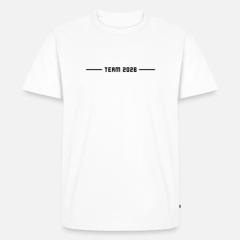 Team 2026 - Männer Premium Bio T-Shirt - Weiß