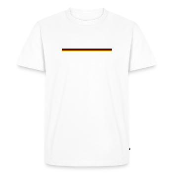Flag Germany - Men's Premium Organic T-Shirt - white - Front - Nico (187cm)
