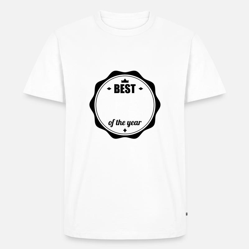 Anpassen / Anpassung / fertigen / Customize it - Männer Premium Bio T-Shirt - Weiß