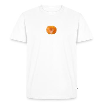 mandarin - T-shirt Premium bio Homme - blanc - Devant - Nico (187cm)