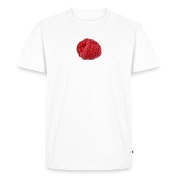 framboise - T-shirt Premium bio Homme - blanc - Devant - Nico (187cm)