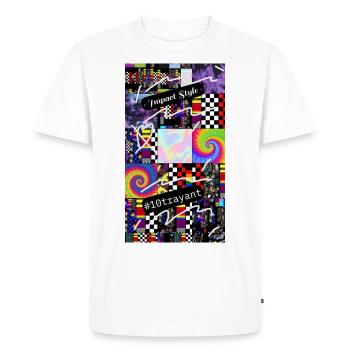 Impact Style 3 10trayant 4000 - T-shirt Premium bio Homme - blanc - Devant - Nico (187cm)