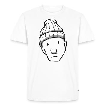 Mec marrant - T-shirt Premium bio Homme - blanc - Devant - Nico (187cm)