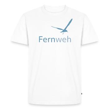 Envie de voyager 2024 - T-shirt Premium bio Homme - blanc - Devant - Nico (187cm)