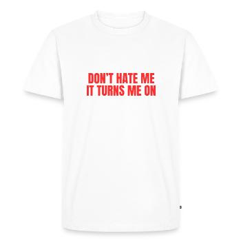 PrintCraft - Men's Premium Organic T-Shirt - white - Front - Nico (187cm)