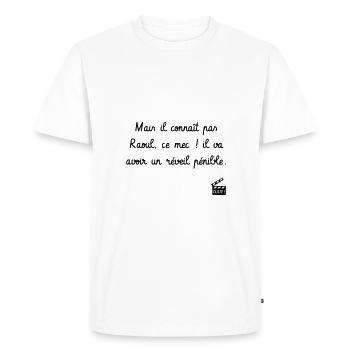 Les Tontons Flingueurs ! Réplique culte - Humour - T-shirt Premium bio Homme - blanc - Devant - Nico (187cm)