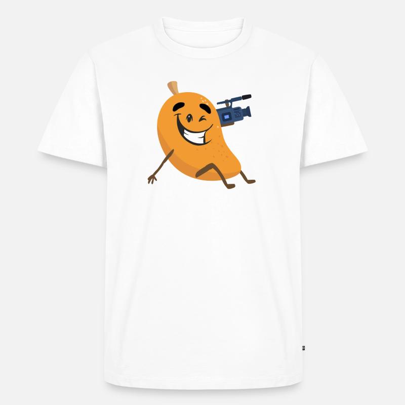 mangodesign - T-shirt Premium bio Homme - blanc