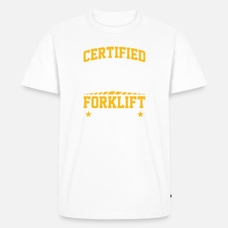 Staplerfahrer Gabelstaplerfahrer Gabelstapler Lohn - Männer Premium Bio T-Shirt - undefined