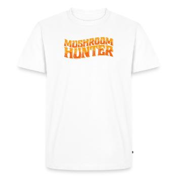 Cueilleurs de champignons Collecter des champignons Chasseurs de champignons Champignons Hobby - T-shirt Premium bio Homme - blanc - Devant - Nico (187cm)