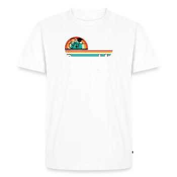 Examen d’infirmière 2022 - T-shirt Premium bio Homme - blanc - Devant - Nico (187cm)
