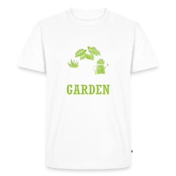 Gardener Orchard Hobby Gardener Gift Garden - Men's Premium Organic T-Shirt - white - Front - Nico (187cm)