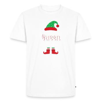 Elfe de Noël - T-shirt Premium bio Homme - blanc - Devant - Nico (187cm)