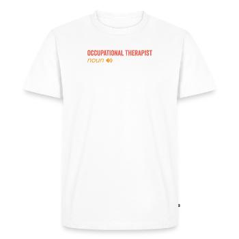 Occupational Therapy Occupational Therapist - Men's Premium Organic T-Shirt - white - Front - Nico (187cm)