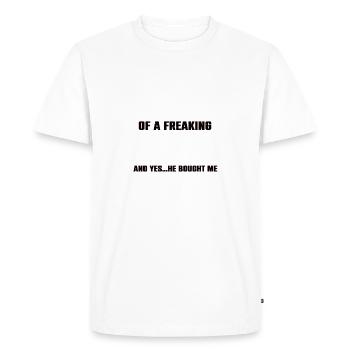 Frère Sœur Jumeaux Frères et sœurs - T-shirt Premium bio Homme - blanc - Devant - Nico (187cm)