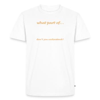 Resistance Electrical Engineering Circuit Funny Energy - Men's Premium Organic T-Shirt - white - Front - Nico (187cm)