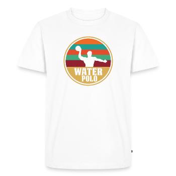 Water Polo Water Polo Player Sports Ball Sports - Men's Premium Organic T-Shirt - white - Front - Nico (187cm)