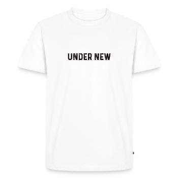 Pension Femme Pension Retraite Retraite - T-shirt Premium bio Homme - blanc - Devant - Nico (187cm)