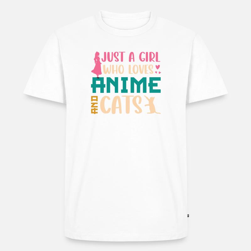 ANIME KATZEN Mädchen - Männer Premium Bio T-Shirt - undefined