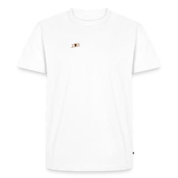 bad sign cartoon sign funny - Men's Premium Organic T-Shirt - white - Front - Nico (187cm)