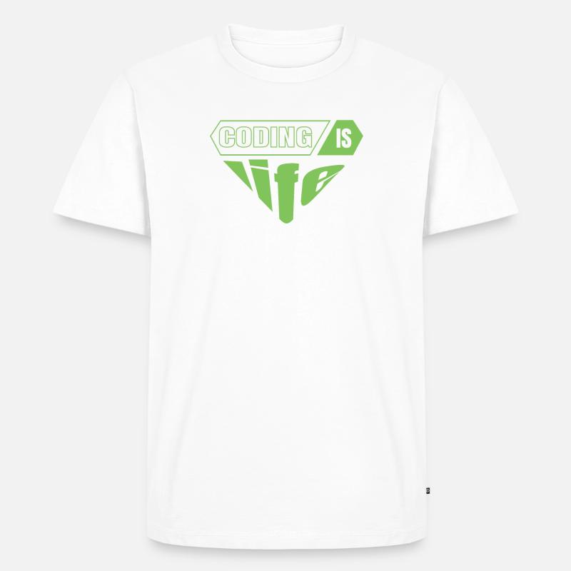 Software Developer Programmer Gift - Men's Premium Organic T-Shirt - undefined