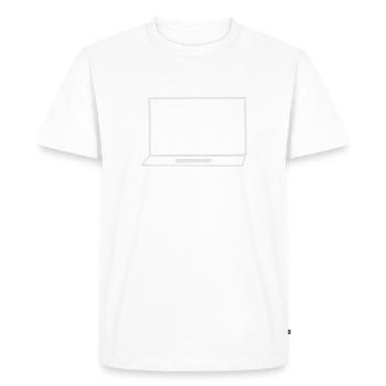 Software Developer Programmer Gift - Men's Premium Organic T-Shirt - white - Front - Nico (187cm)