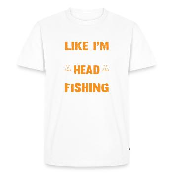 Thérapie Pêche de lac Carpe de lac Pêcheur Appât - T-shirt Premium bio Homme - blanc - Devant - Nico (187cm)