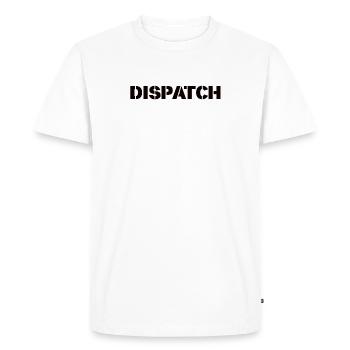 Meilleur devis de répartiteur Profession de cadeau Logistique - T-shirt Premium bio Homme - blanc - Devant - Nico (187cm)