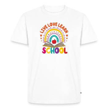 School Psychologist Gift School Psychology Therapy - Men's Premium Organic T-Shirt - white - Front - Nico (187cm)