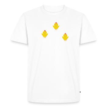 Duck family Rubber ducks Bathing duck Duck - Men's Premium Organic T-Shirt - white - Front - Nico (187cm)
