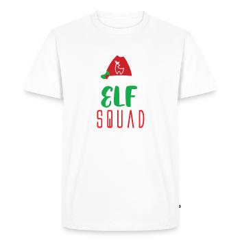 Eleven Little Christmas Elves Fairy Tales Child Gift - Men's Premium Organic T-Shirt - white - Front - Nico (187cm)