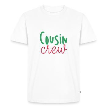 Cousin Team Family Relatives Friends Cousins - Men's Premium Organic T-Shirt - white - Front - Nico (187cm)