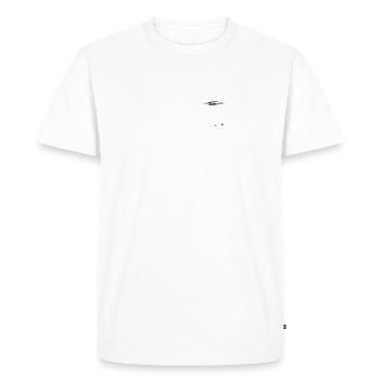 Fier Barista Profession Café Restauration Espresso - T-shirt Premium bio Homme - blanc - Devant - Nico (187cm)