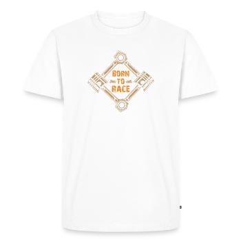 Car Racing Rally Driver Racing Driver Rally - Men's Premium Organic T-Shirt - white - Front - Nico (187cm)