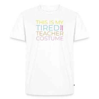 Teaching profession - Men's Premium Organic T-Shirt - white - Front - Nico (187cm)