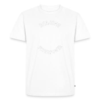 Read books Bookworm - Men's Premium Organic T-Shirt - white - Front - Nico (187cm)