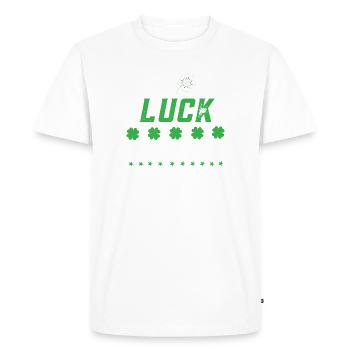 St. Patrick's Day - Men's Premium Organic T-Shirt - white - Front - Nico (187cm)
