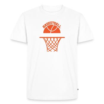 Basketball Player Basketball Slamdunk BBall Basket Layer - Men's Premium Organic T-Shirt - white - Front - Nico (187cm)