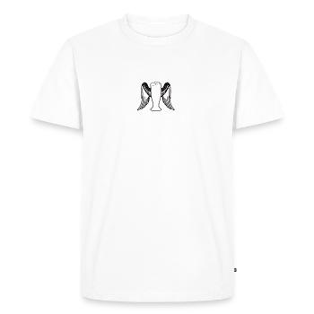 Drinking beer Celebrating schnapps Men's Day Father's Day - Men's Premium Organic T-Shirt - white - Front - Nico (187cm)