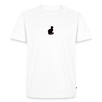 Chats et mauvaises herbes Cadeaux de chats et de stoner d’herbe - T-shirt Premium bio Homme - blanc - Devant - Nico (187cm)