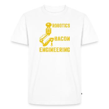 Robot Programmer Automation Technician - Men's Premium Organic T-Shirt - white - Front - Nico (187cm)
