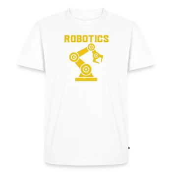 Robot Programmer Automation Technician - Men's Premium Organic T-Shirt - white - Front - Nico (187cm)